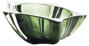 KRIŠTÁĽOVÁ MISKA BOHEMIA YOKO GREEN 210MM