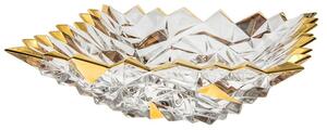 KRIŠTÁĽOVÁ MISA BOHEMIA JIHLAVA GLACIER GOLD 280MM