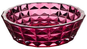KRIŠTÁĽOVÁ MISKA BOHEMIA DIAMOND PINK 325 MM