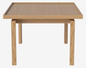 Elton konferenčný stolík 62 x 62 cm - Bielený dub , 28cm