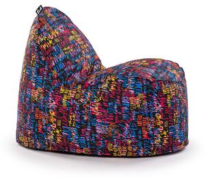 Tuli Sedací vak Moka Snímateľný poťah - Polyester Vzor Graffiti Čierna