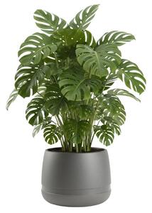 PLASTOVÝ KVETINÁČ LUNA VASE 48X38 CM ANTRACITOVÁ