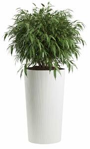 PLASTOVÝ KVETINÁČ URBANIKA ECO 75X41 CM BIELA