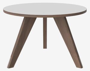 New Mood konferenčný stôl s laminátom Ø60cm - Dub , sivý laminát