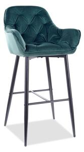 Barová stolička v klasickom štýle zelená (n170914)