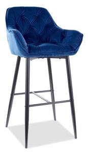Barová stolička v klasickom štýle modrá (n170912)