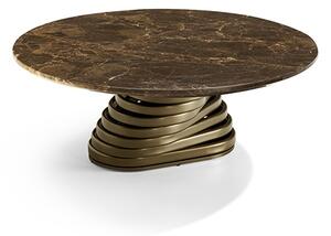 ROTOLO konferenčný stolík s mramorovou doskou - Mramor , Ø100x39cm