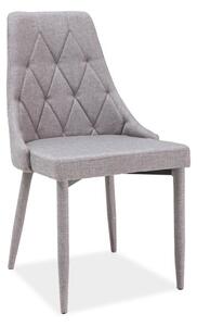 Elegantná a štýlová stolička do jedálne, sivá (n147990)