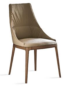 SOFIA ELIT stolička s drevenou základňou - Látka