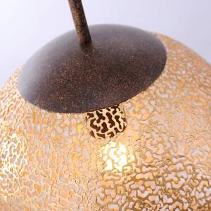 Závesná lampa Greta s guľatým tienidlom 30 cm