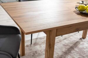 Jedálenský stôl v klasickom dizajne 100, dub wotan/biely (n172949)