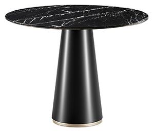TED BISTRO stôl s mramorovou doskou - Ø80x75cm