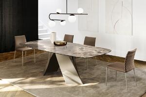 TWIST stôl s keramickou doskou - 200x106x75cm