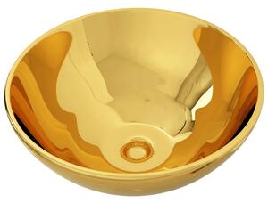 Umývadlo 32,5x14 cm keramické zlaté