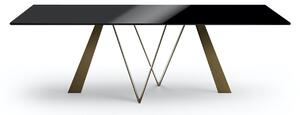 NOA stôl so sklenenou doskou - 200x106x75cm