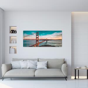 Obraz- Golden Gate, San Francisco (120x50 cm)