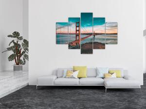 Obraz- Golden Gate, San Francisco (150x105 cm)