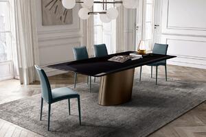 DORADO stôl so sklenenou doskou - 200x106x75cm