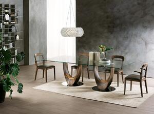 AXIS stôl - 180x100cm , Sklo