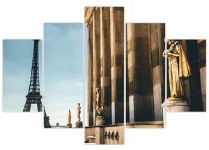 Obraz z Trocaderského námestia, Paríž (150x105 cm)