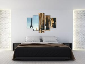 Obraz z Trocaderského námestia, Paríž (150x105 cm)