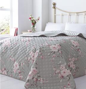 Pléd na posteľ Catherine Lansfield Canterbury Rose, 240 × 260 cm