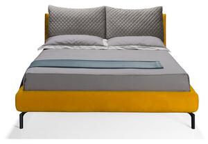 Tecum posteľ - úložný priestor s roštom , 120x200cm , Látka