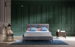 Monza posteľ - Koža , fixná verzia , 140x200cm
