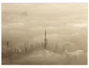 Obraz mesta v mrakoch (70x50 cm)