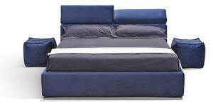 ALBA čalúnená posteľ - Látka , úložný priestor s roštom , 120x190cm