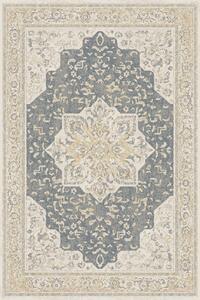 EMPIRE béžový/modrý koberec - 160x230cm