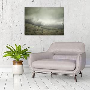 Obraz krajiny pred búrku (70x50 cm)