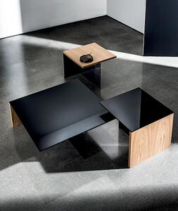 REGOLO square kávový stolík - 90x90cm , Sklo