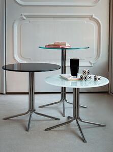 GENIUS round kávový stolík - Ø48x60cm , Drevená dýha
