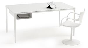 SLIM desk stôl - 140x60cm , Lakované farebné sklo
