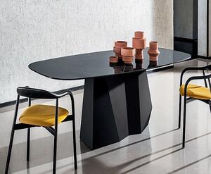 GRANDEOD stôl so skosenými hranami - 220x115cm , Sklo