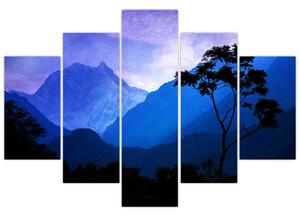 Obraz - Nočné nebo v Nepále (150x105 cm)