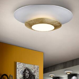 Okrúhle stropné svietidlo LED Hole so zlatou fóliou