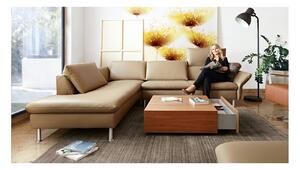 VITTORIA sofa - taburet 66 x 60cm , Koža
