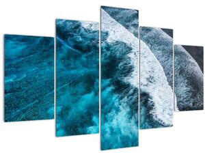 Obraz - Vlny na mori (150x105 cm)