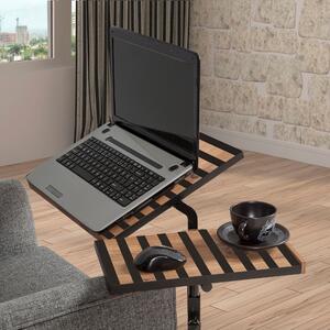 ASIR Stôl na notebook GLEN borovica atlantic black