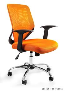 MOBI stolička - oranžová látka