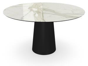 TOTEM jedálenský stôl - priemer 80cm , matné keramické dosky CE2