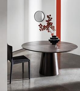TOTEM jedálenský stôl - priemer 80cm , matné keramické dosky CE2