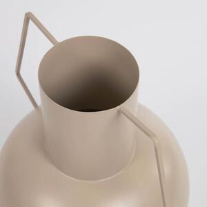 MUZZA Kovová váza Anala svetlo hnedá 38 cm