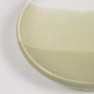 MUZZA Porcelánový dezertný tanier Aya Ø 20,2 cm zelený
