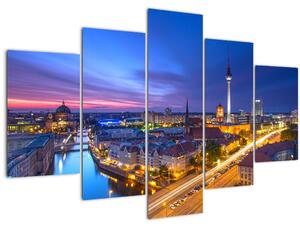 Obraz - Modré nebo nad Berlínom (150x105 cm)