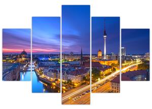 Obraz - Modré nebo nad Berlínom (150x105 cm)