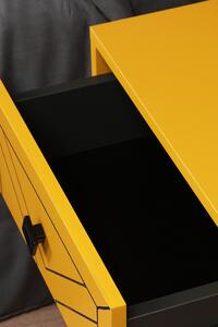 Nočný stolík Luana (žltá). Vlastná spoľahlivá doprava až k Vám domov. 1063080