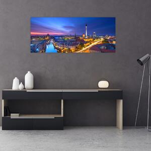 Obraz - Modré nebo nad Berlínom (120x50 cm)